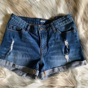 BDG Urban Outfitters distresses Jean shorts